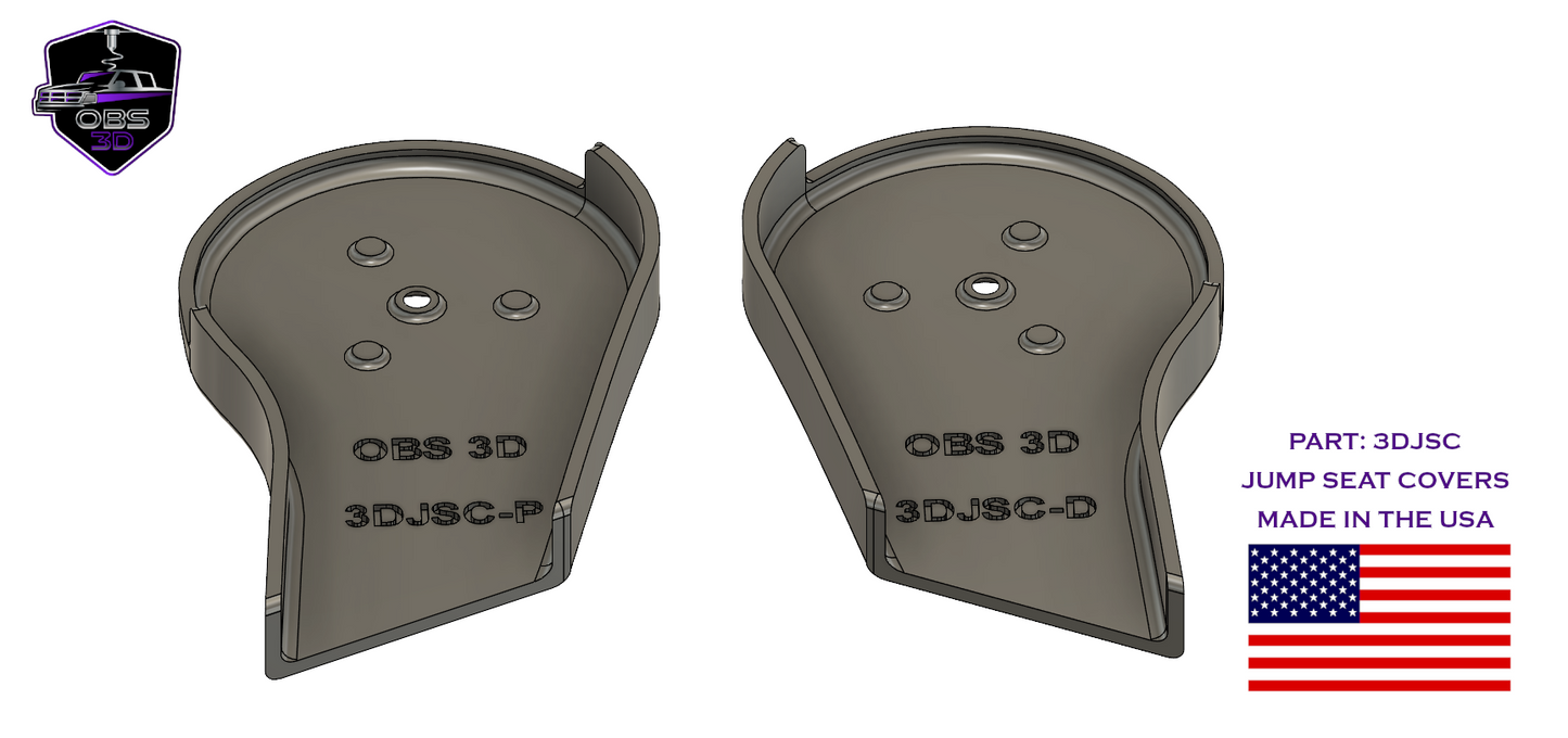 1994 - 1997 Ford Jump (center) Seat Hinge Cover Set